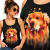 TANK TOP DAMSKI ZWIERZĘTA GOLDEN RETRIEVER 1